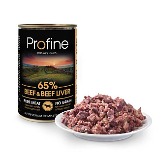 Консерви для собак Profine Dog  з яловичиною та печінкою, 400 г