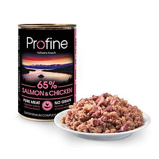 Консерви для собак Profine Dog  з лососем і куркою, 400 г