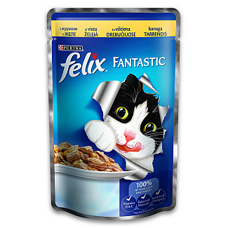 Апетитні шматочки Purina Felix Fantastic з куркою, 85 г