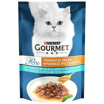 Вологий корм Gourmet (Гурме) Perle Міні-філе з тунцем в соусі для котів