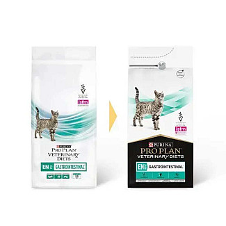 Pro Plan Veterinary Diets by Purina EN ST/OX Gastrointestinal - Сухой корм-диета с курицей для кошек при расстройствах пищеварения, 5 кг