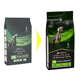 Pro Plan Veterinary Diets by Purina HA Hypoallergenic - Сухой корм для собак всех пород при аллергических реакциях, 1.3 кг