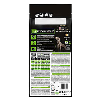 Pro Plan Veterinary Diets by Purina HA Hypoallergenic - Сухой корм для собак всех пород при аллергических реакциях, 1.3 кг
