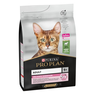 Purina Pro Plan Delicate Lamb сухой корм на основе ягненка для кошек с чувствительным пищеварением, 1.5 кг