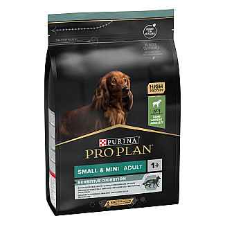 Purina Pro Plan Dog Adult Small and Mini Sensitive Digestion OptiDigest Lamb сухой корм для взрослых собак мелких пород от 1 до 10 кг с чувствительным пищеварением, с ягненком, 7 кг