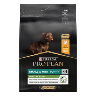 Сухий корм PRO PLAN Small & Mini Puppy <1 Healthy Start для цуценят дрібних порід з куркою(СРОК 09/2026), 3 кг