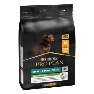 Сухий корм PRO PLAN Small & Mini Puppy <1 Healthy Start для цуценят дрібних порід з куркою(СРОК 09/2026), 3 кг