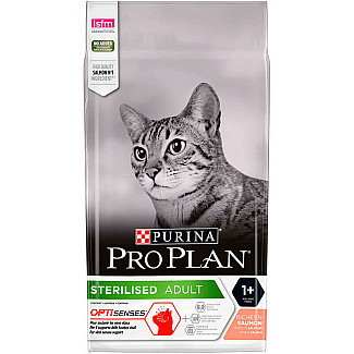 Корм Pro Plan Sterilised для кастрованих/стерилізованих кішок (лосось), 1.5 кг