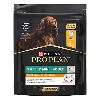 Сухий корм PRO PLAN Small&Mini Adult 1+ Everyday Nutrion для дорослих собак дрібних порід з куркою, 700 г