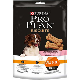 Purina Pro Plan Biscuits Salmon - Печиво з лососсем та рисом для дорослих собак, 400 г