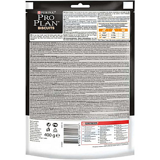 Purina Pro Plan Biscuits Lamb - Печиво з ягням і рисом для дорослих собак, 400 г