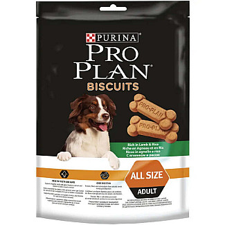 Purina Pro Plan Biscuits Lamb - Печиво з ягням і рисом для дорослих собак, 400 г