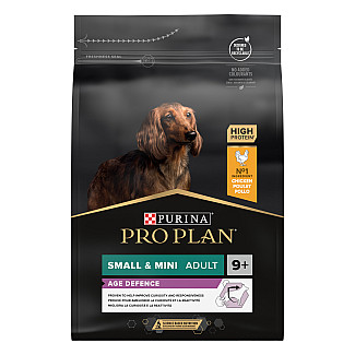 Сухий корм PRO PLAN Small&Mini Adult 9+ Age Defence для собак від 9 років дрібних порід з куркою, 3 кг