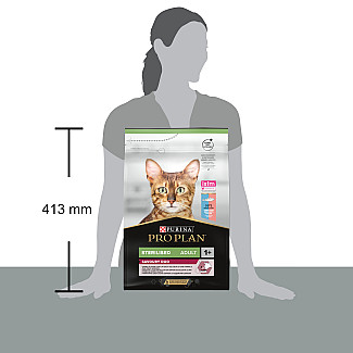 Сухий корм PRO PLAN Sterilised Adult 1+ Savoury Duo для дорослих котів після стерилізації з тріскою та фореллю, 3 кг