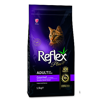 Сухой корм для котов Reflex Plus Gourmet с курицей