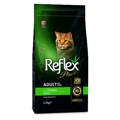 Сухой корм для котов Reflex Plus с курицей
