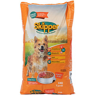 Сухий корм для собак Skipper курка і яловичина, 3 кг