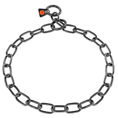 Sprenger Long Link середня ланка+карабін нашийник для собак, 3мм, нержавіюча сталь
