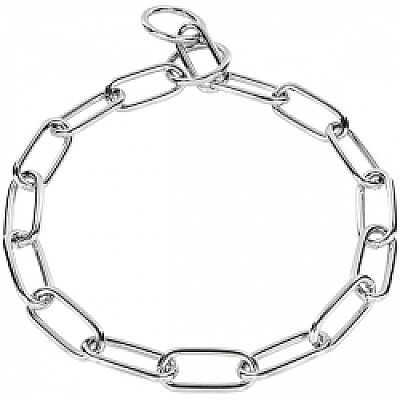 Sprenger Long Link широка ланка нашийник для собак , 4 мм, хромована сталь