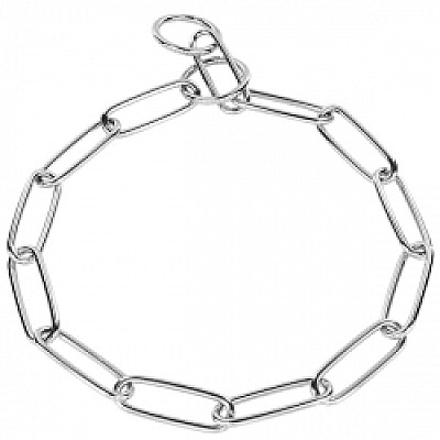 Sprenger Long Link широка ланка нашийник для собак, 3мм, хромована сталь