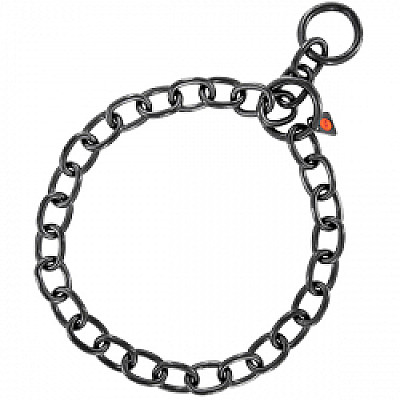 Sprenger Long Link середня ланка нашийник для собак, 4 мм, чорна сталь
