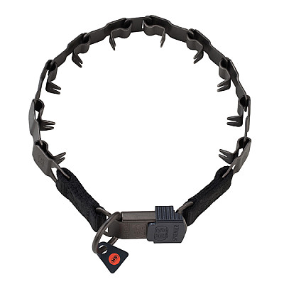 Sprenger NECK-TECH SPORT строгий пластинчастий нашийник для собак, матова нержавіюча сталь, ClicLock