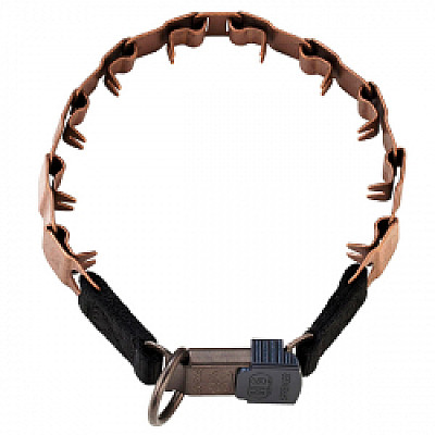 Sprenger NECK-TECH SPORT строгий пластинчастий нашийник для собак, ClicLock	куроган сталь матова