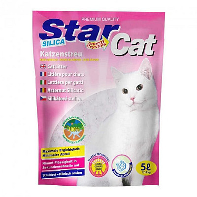Наповнювач для котів SILICA GEL STAR CAT