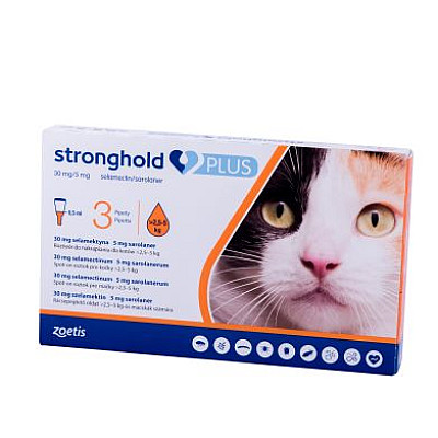 Stronghold Plus Краплі для котів від 2,5 до 5 кг