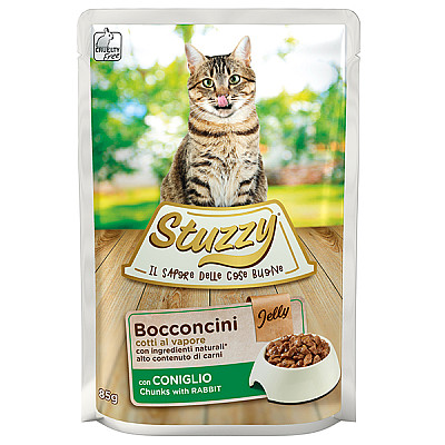 Stuzzy Cat Rabbit ШТУЗІ КЕТ КРОЛИК в желе корм для кішок, пауч