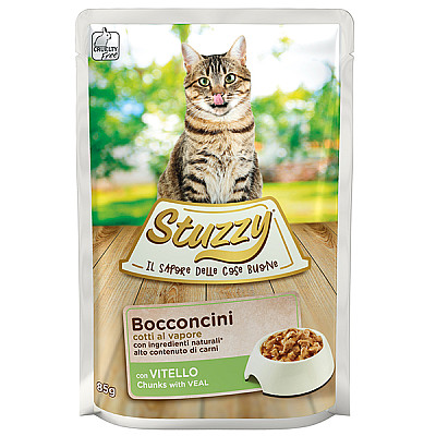 Stuzzy Cat Veal ШТУЗІ ТЕЛЯТИНА в соусі консерви для котів, вологий корм пауч