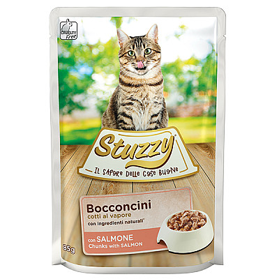 Stuzzy Cat Salmon ШТУЗИ ЛОСЬ в соусе консервы для кошек, влажный корм
