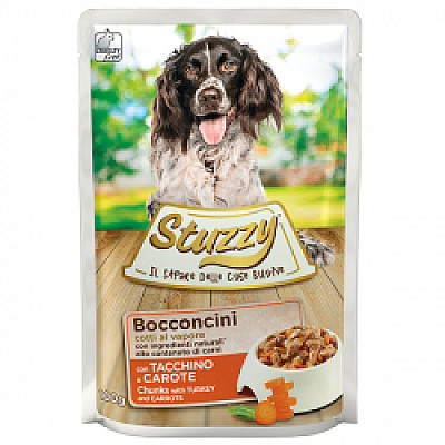 Stuzzy Dog Turkey Carrot ШТУЗИ ИНДИЧКА МОРКОВЬ в соусе консервы для собак, влажный корм