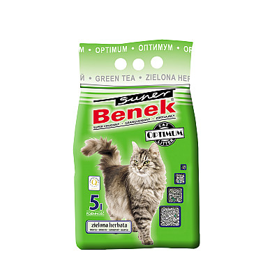 Super Benek Бентонітовий Оптимальний з ароматом зеленого чаю