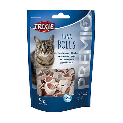 Trixie PREMIO Tuna Rolls - Ласощі з тунцем і птицею для котів