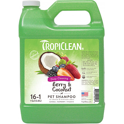 TropiClean ТропіКлін Berry& Coconut (Ягода та Кокос) шампунь