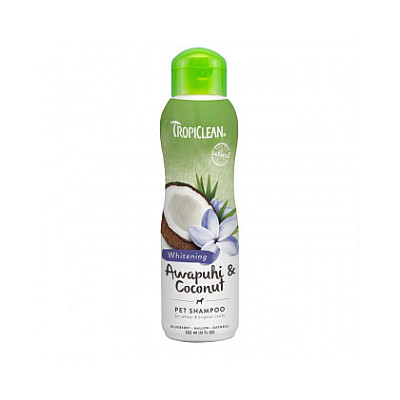 Tropiclean Шампунь "Імбир і кокос" для білої шерсті собак та котів