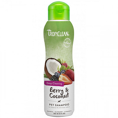Tropiclean Шампунь "Ягоди та кокос" універсальний для собак та котів