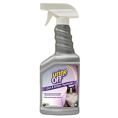 Спрей Urine Off для удаления органических пятен и запахов для котят и кошек