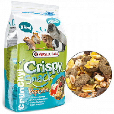 Versele-Laga Crispy Snack Popcorn ВЕРСЕЛЕ-ЛАГА КРИСПЫ СНЕК ПОПКОРН дополнительный корм лакомство для грызунов