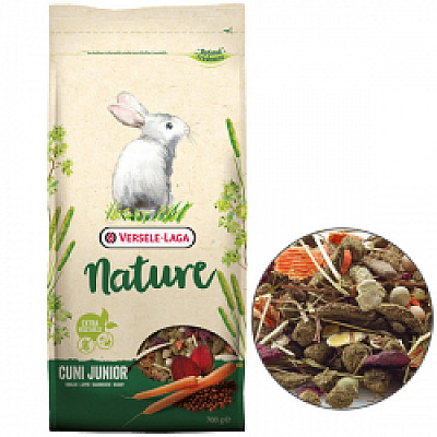 Versele-Laga Nature Cuni Junior ВЕРСЕЛЕ-ЛАГА НАТЮР КРОЛЕНЯ суперпреміум беззерновий корм для кроленят