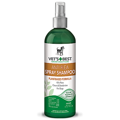 VET`S BEST   Anti-Flea Easy Spray Shampoo,  Шампунь - Спрей от блох