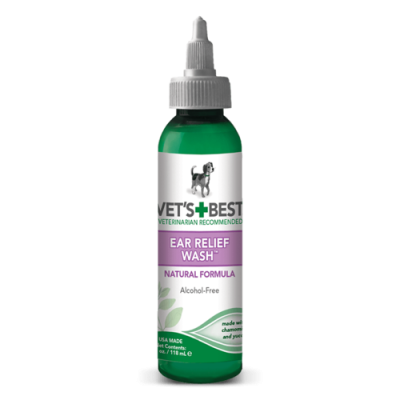 VET`S BEST   Ear Relief Wash Жидкий очиститель для ушей