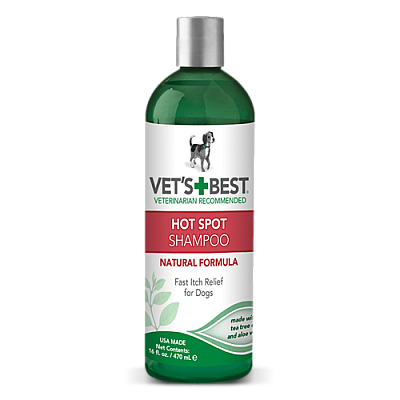 VET`S BEST  Hot Spot Shampoo Шампунь для устранения раздражений, воспалений и зуда