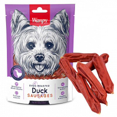 Wanpy Duck Sausages ВАНПІ СОСИСКИ З КАЧКОЮ ласощі для собак