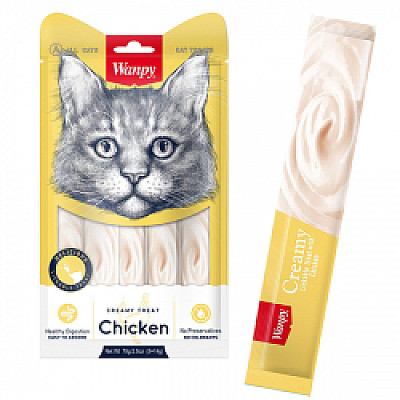 Wanpy Creamy Lickable Treats Chicken ВАНПИ КУРКА редкое лакомство для кошек