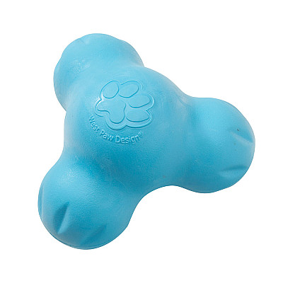 West Paw Іграшка для собак Tux Large Aqua Тукс для ласощів великий 13см 