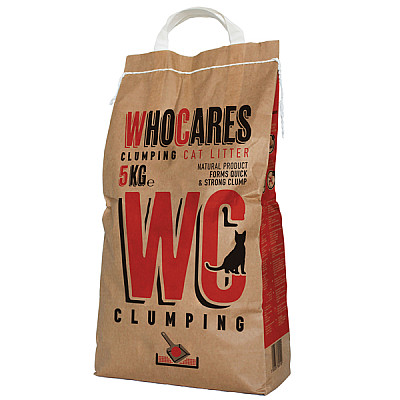 WC ВИСИ КОМКУЮЩИЙСЯ (WhoCares Clumping) комкующийся наполнитель в кошачий туалет