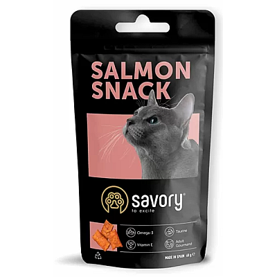 Savory (Сейворi) Snack Salmon Ласощі для кішок з лососем