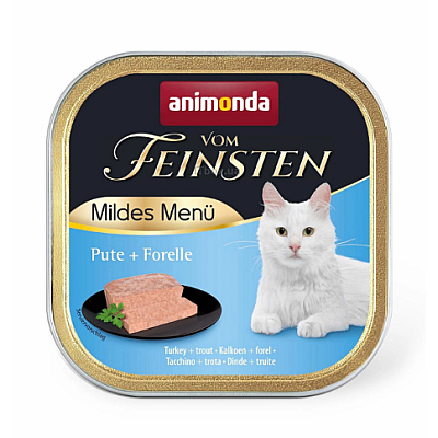 Паштет для котів Animonda Vom Feinsten Adult Turkey + Trout індичка форель